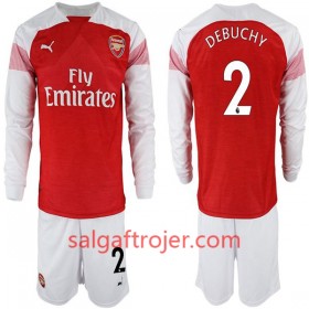 Arsenal Fodboldtrøjer Hector Bellerin 2 Børn Hjemmebanesæt 2018/19 Langærmet